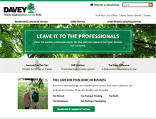 Tablet Screenshot of daveytree.ca